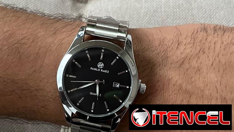 Y reloj de hombre de acero inoxidable