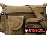 Bolso Bandolera de Lona Vintage