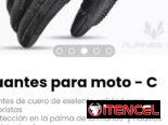 Guantes para moto – C. Permite la interacción con pantallas  táctiles