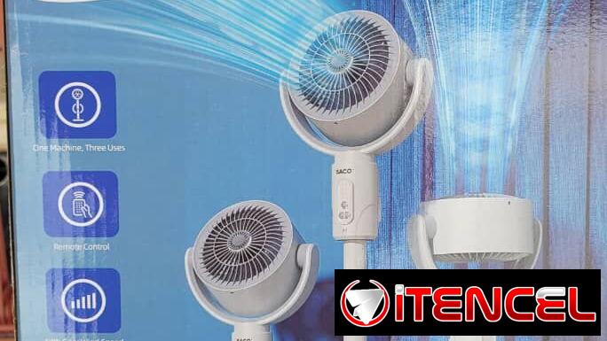 👉Ventilador Recargable de pie SACO