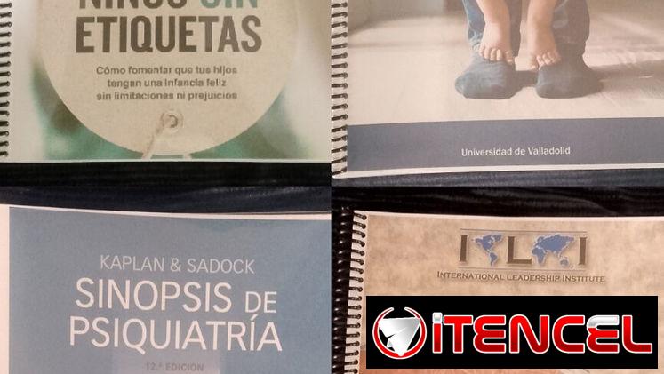 Diseño, Impresión y encuadernación de libros libretas y cuadernos