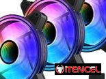 NEW🌸🌸 kit de 3 fanes SAMA 6CF120I ARGB espejo infinito   ventilador ARGB y control remoto 💦52815418