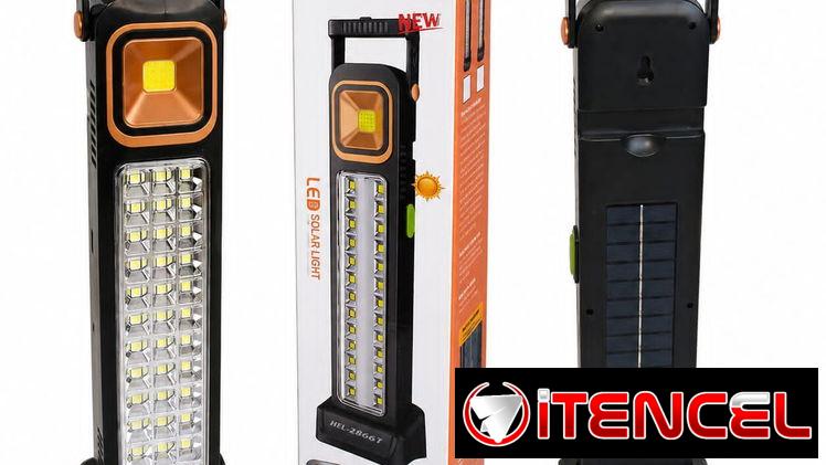 *LÁMPARA RECARGABLE LED HEL-2866