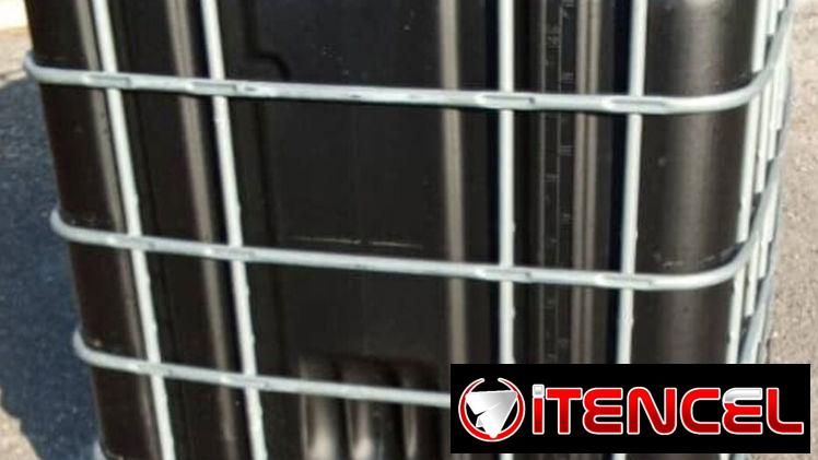 Tanque plástico enrejado de 1000ltros NEGRO