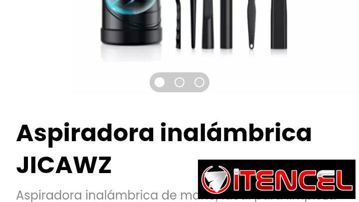 Aspiradora inalámbrica JICAWZ. Doble función: aspirador y soplador