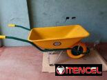 Vagón de construcción completo de metal con goma maciza excelente calidad