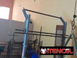 Se vende mini gimnasio(banco de press, + 300lb en pesos, predicador, banco de abdominales, caminadora, polea y más