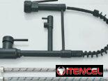 Llave mezcladora de fregadero negra