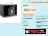 Caja Fuerte Digital 16L Cierre Programable Royal, Caja Digital 37x27x29 Royal 16L Acero Resistente VPT#-0501