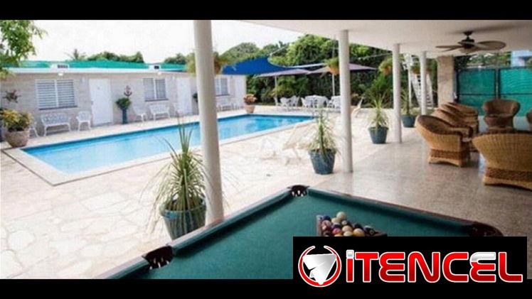 CASA GRANDE  frente a la playa BOCA CIEGA. 10 HABITACIONES CON SUS BAÑOS