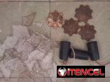 Vendo las piezas de una lámpara antigua