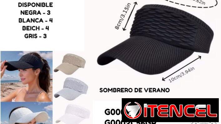 GORRA UNISEX VARIOS COLORES-VISERAS