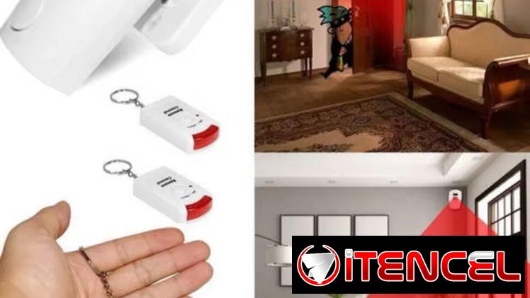 Detector PIR autónomo con alarma