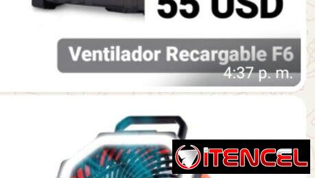 Ventiladores recargables