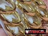 Argollas de oro laminado de 18k