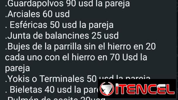 Tienda de piezas de carro Renault Scala SM3 y Kia Picanto mensajería adicional Cubanacán Playa