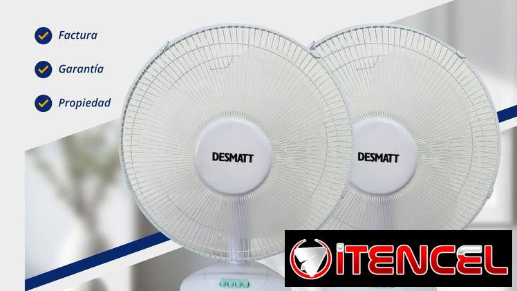 Ventilador d mesa d 16″ 2x50usd