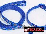 Collar con correa y cascabel