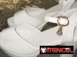 Zapatos blancos de mujer