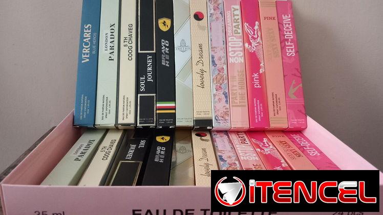 Perfumes de hombre y mujer