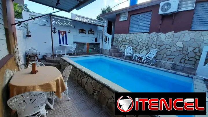 🏠Renta de Casas Guanabo. Casas de renta con piscina. Capacidad para 6 personas
