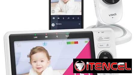 El monitor de vídeo HD Wi-Fi de VTech te permite estar cerca de tu bebé cuando estás de viaje o fuera de casa.