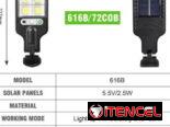 Lamparas led solares para exteriores