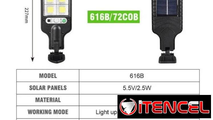 Lamparas led solares para exteriores