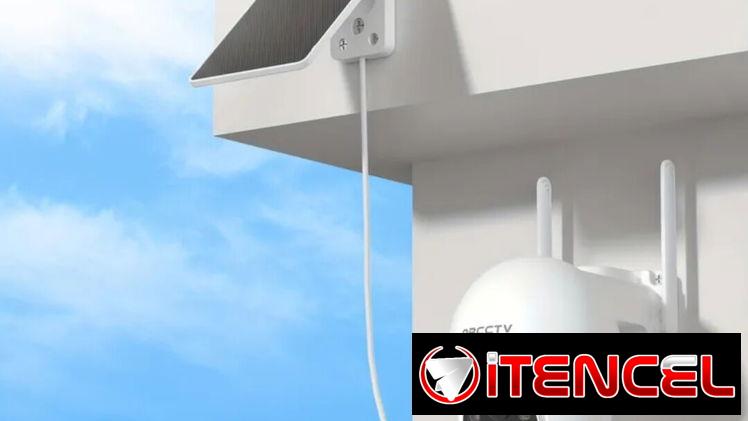 Cámara Solar Wifi/ una lente/ exterior e interior