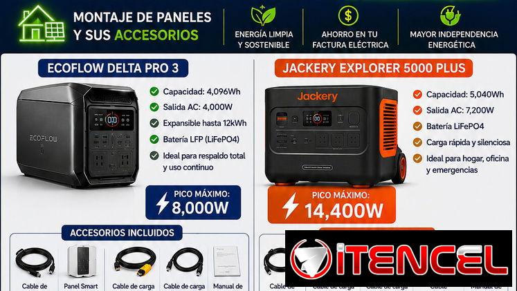 Se realizan montajes de paneles solares con todos sus accesorios ya sea con baterías e inversores o con estaciones!!!