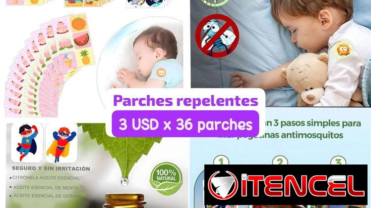 Parches Repelente de Mosquitos para Bebe