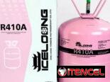 Gas refrigerante nuevos en su caja.