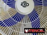 Ventiladores, televisor y bocina