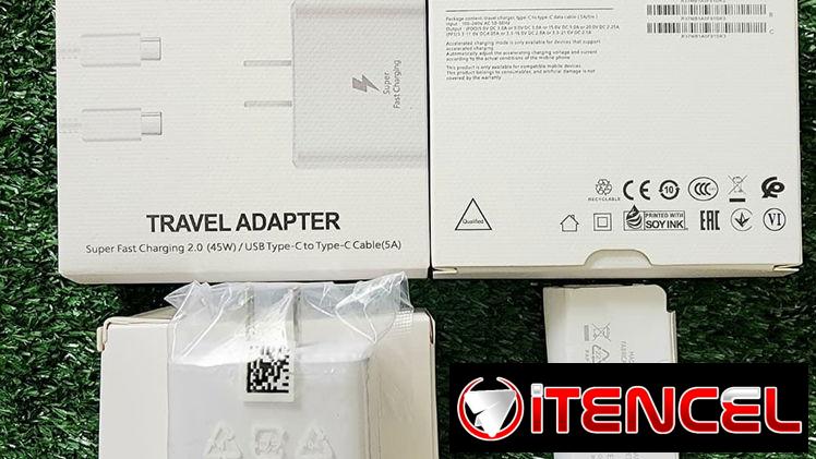 Cargador 45w Ultra rapida Nuevo sellado    ​Carga Ultra Rápida: Tecnología de 45W para c