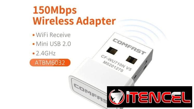 Adaptador Wifi USB NUEVO Receptor COMFAST Mini Modem Tarjeta Antena Inalámbrico CALIDAD