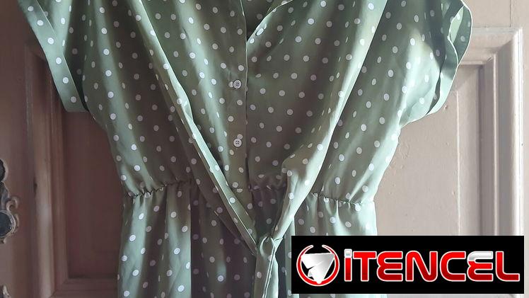 Vestido corto verde