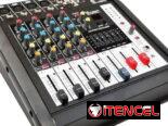 Mixer, Consola de Audio Auto amplificada. Mezcladora amplificada 4 canales