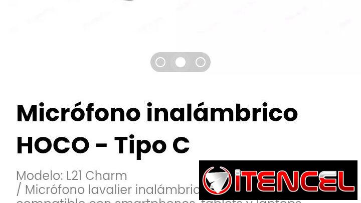 Micrófono inalámbrico HOCO – Tipo C. Modelo: L21 Charm
