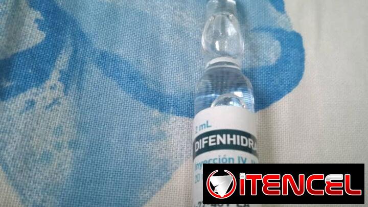 Benadrilina en ámpulas