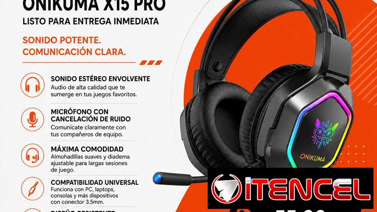 Auriculares Gaming ONIKUMA X15 PRO con Micrófono | Audífonos Gamer en La Habana