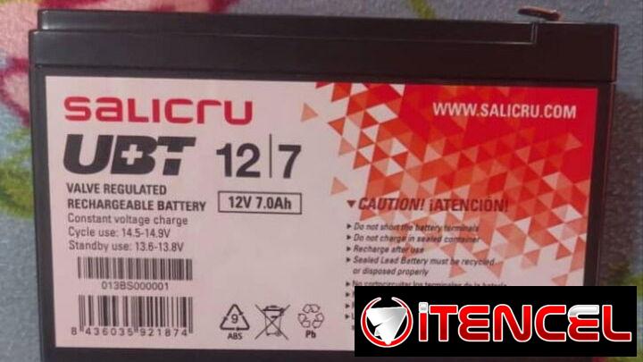 Baterías para Backup, alarmas, cámaras12V/7ham