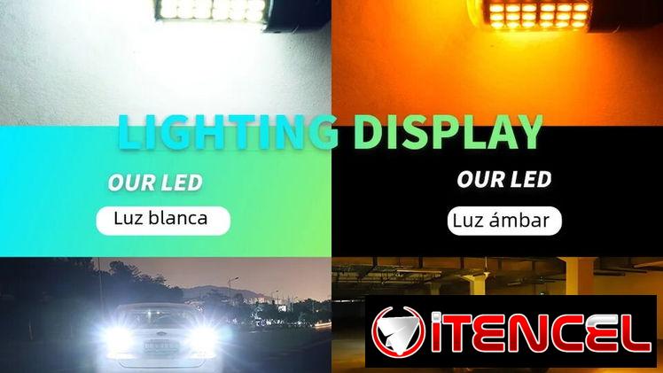 Bombillos LED de intermitentes, de stop y de marcha atrás( alumbran duro) para autos y motos