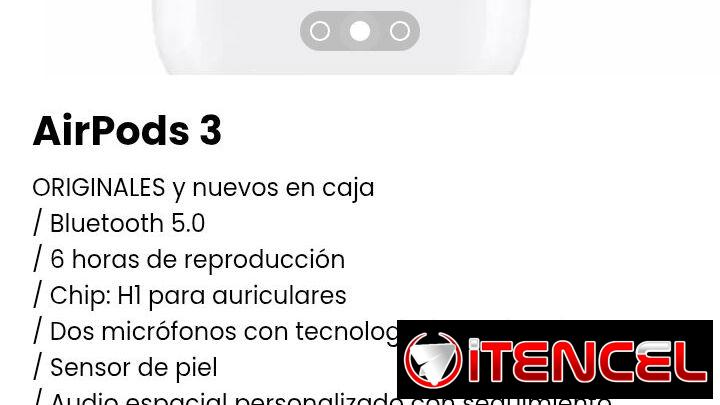 AirPods 3 ORIGINALES. Nuevos en caja / Bluetooth 5.0
