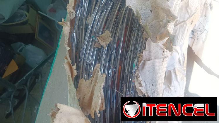 Vendo 2 rollos de cerca antirrobo de acero inoxidable como las que se usan para la protección de las embajadasobo de