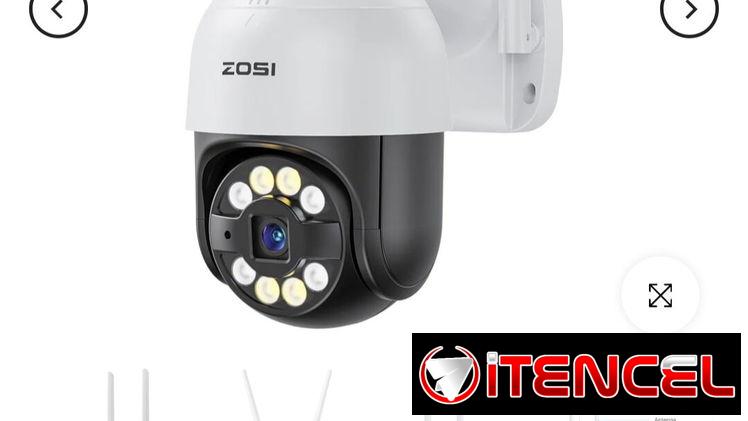 CÁMARA DE SEGURIDAD INALÁMBRICA PTZ ZOSI 4MP – MODELO C289 y C298 Pro🔐