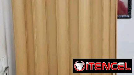 Puertas de corredera tipo acordeon con cierre x iman