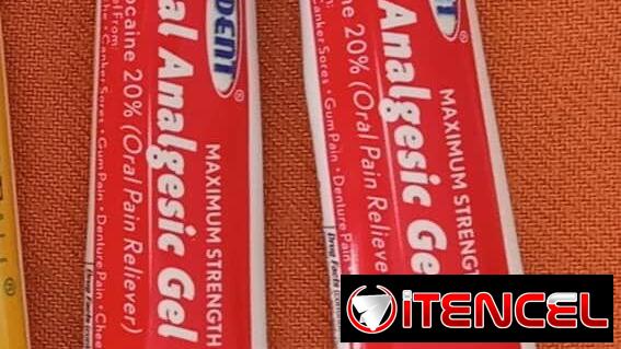 Gel analgésico para el dolor de muelas