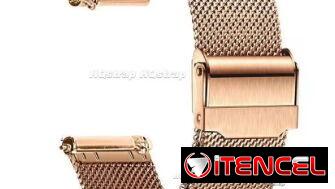 Pulseras para smartwatchs de 20 mm color NEGRO y dorado para galaxy