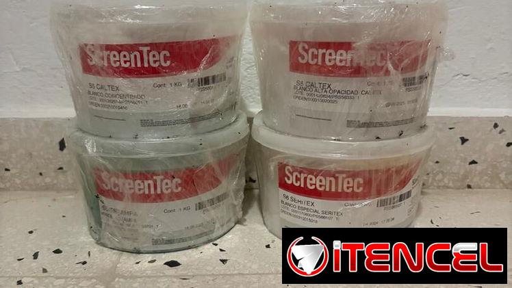 Tintas plastisol de diversos tipos marca screentec