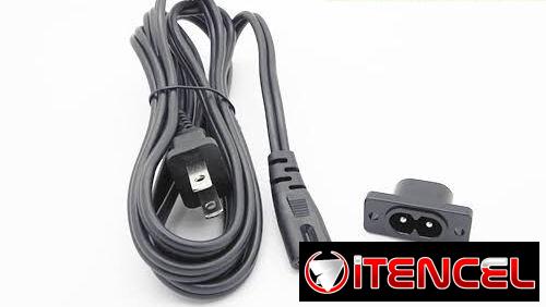 Cable de alimentación doble vía redondo
